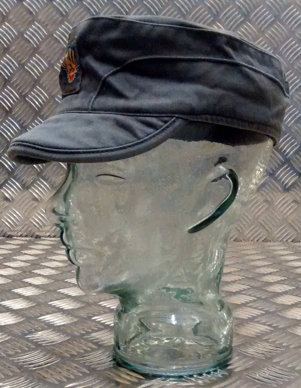 Genuine Danish Army Grey CD Combat/Fatigue Baseball Cap/Hat sq