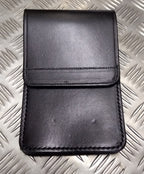 British PWL Type Black Leather Notebook Holder Genuine