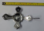 Genuine Issue Guards Winged Chrome Plain Headwear Crosspiece NEW
