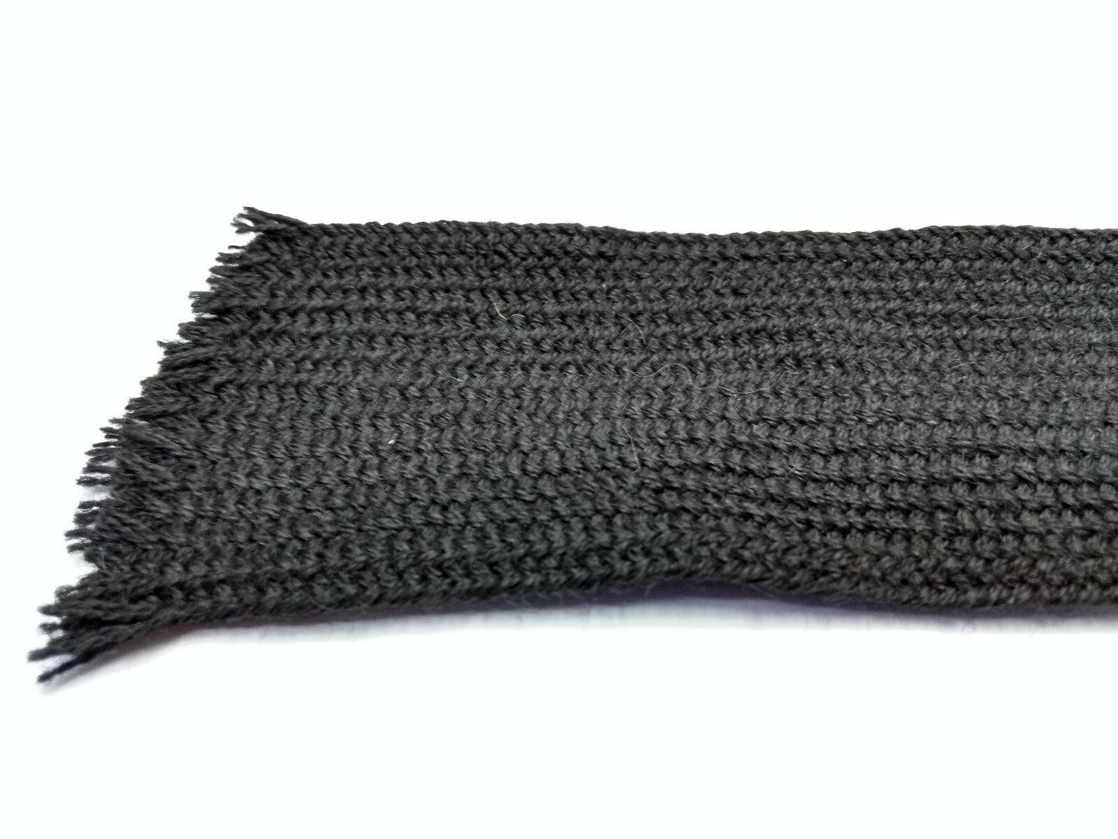 Black Worsted Flat Braid Dress Hat Knitted Hat Band to fit max 56cm Hat / Cap