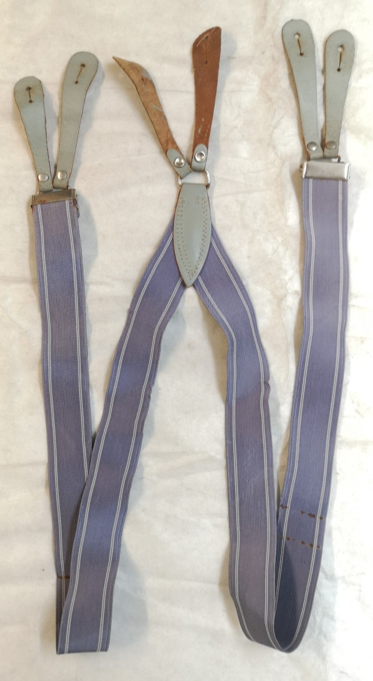 Various Clip-On / Button Elastic Braces / Suspenders Adjustable