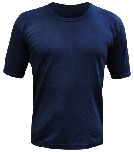 Navy PT Vest 100% Cotton British Naval Physical Training Dark Blue T-Shirt NEW