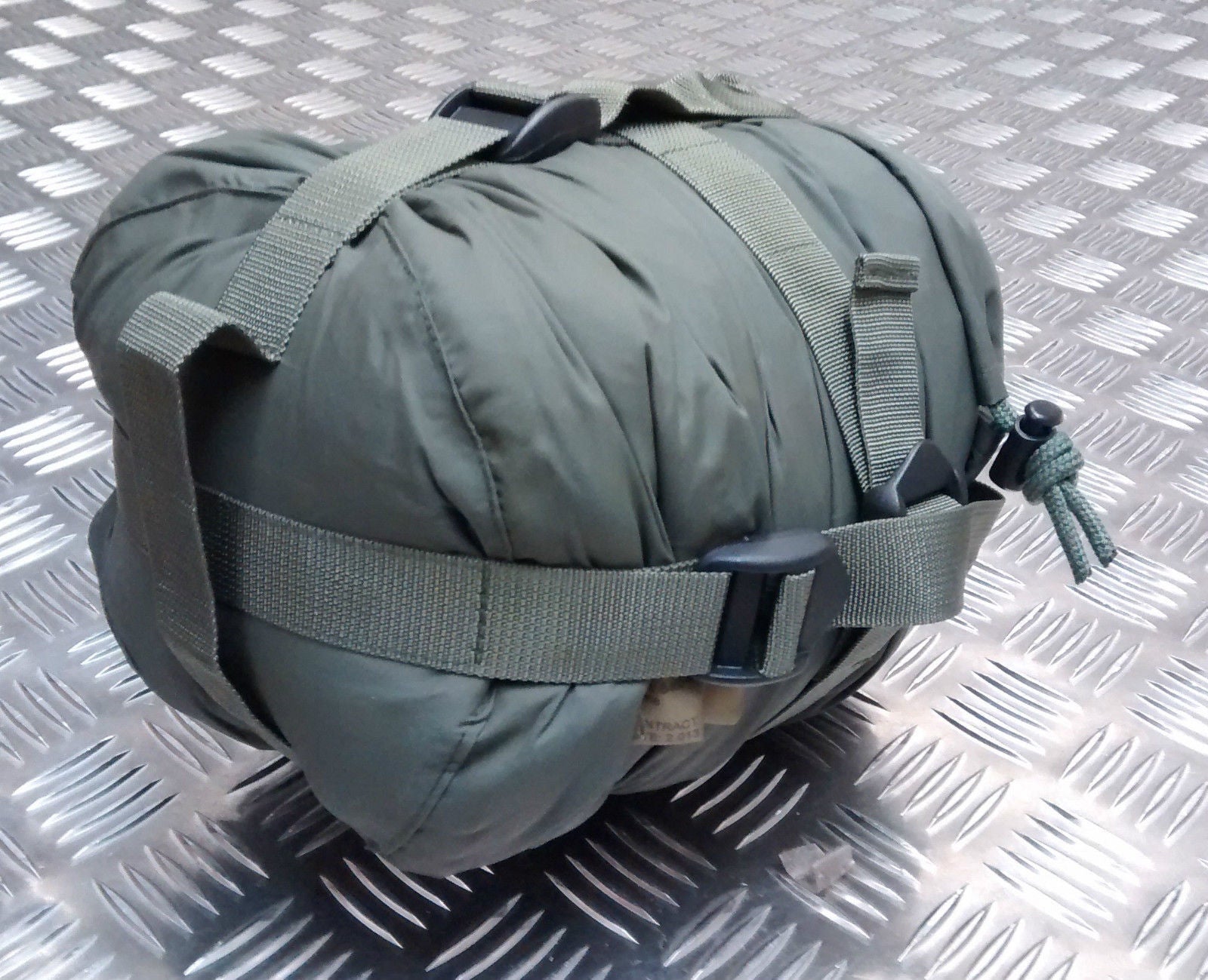 Army Green Compression Sack For Lightweight & Small Modular Sleeping Bags - Used