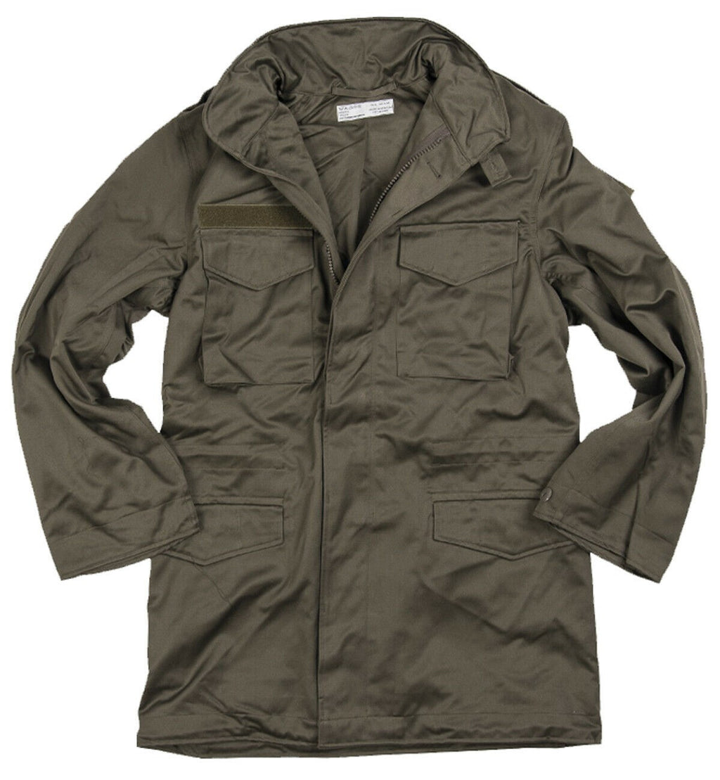 M65 Combat Jacket Green M-65 Pattern With Concealed Hood Olive Drab AUT