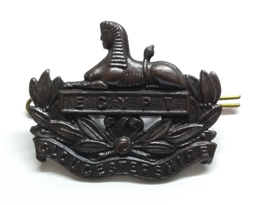 Gloucestershire Hat Badge Regimental Insignia Old British Army Dress Uniform