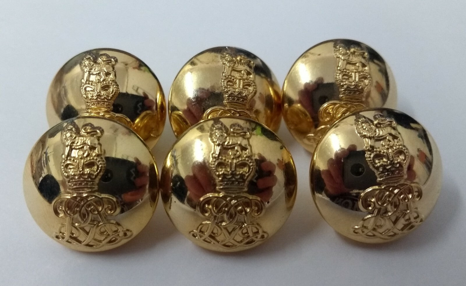 Genuine British Army The Life Guards Regiment Officers Dress Buttons 30L ASBT100