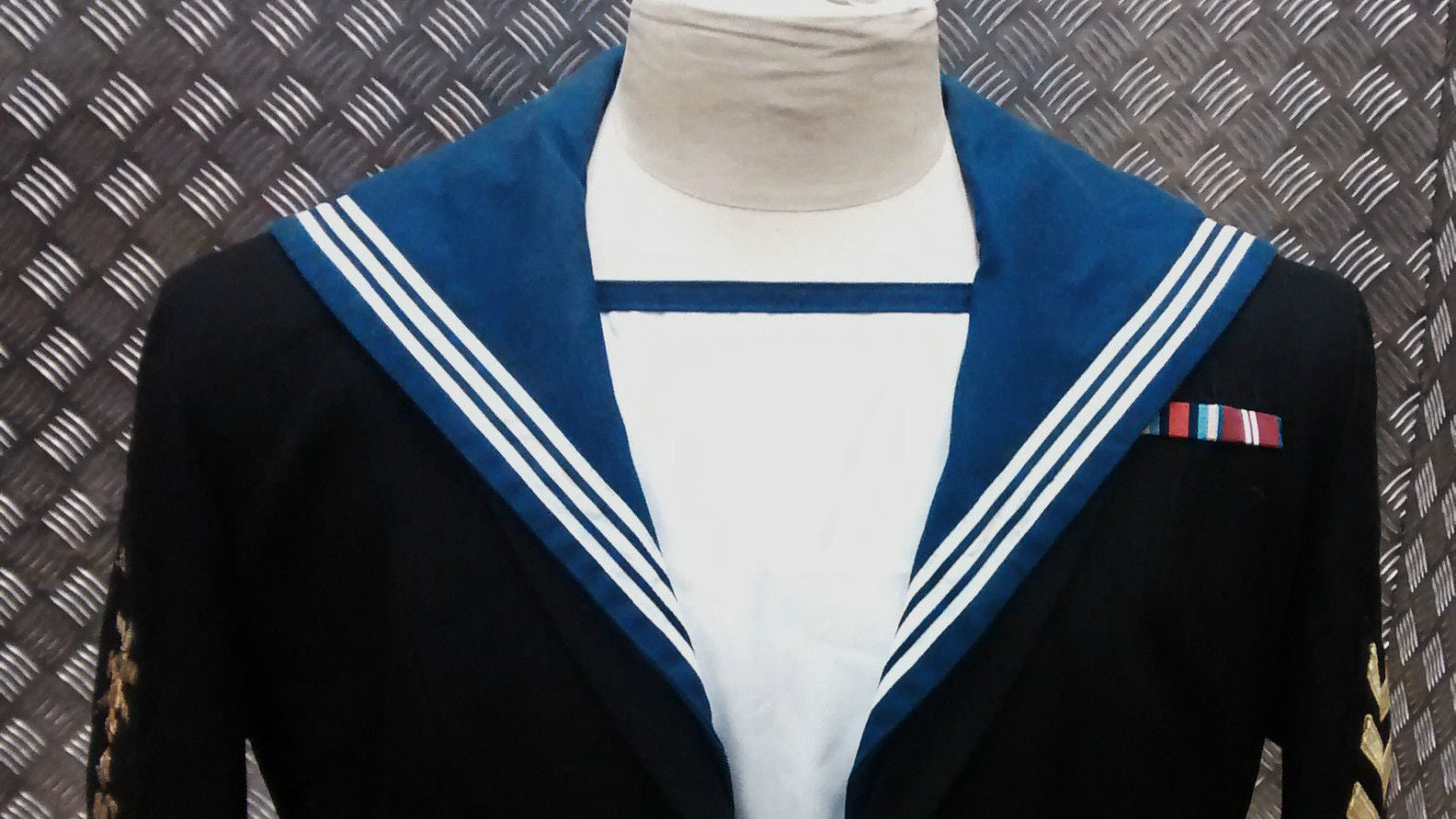 Royal Navy Class 2 / II Womans Middy Jumper with RN Scarf & Lanyard - All Sizes