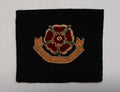 QLR British Army Hand Embroidered Queens' Lancashire Regiment Insignia Patch NOS