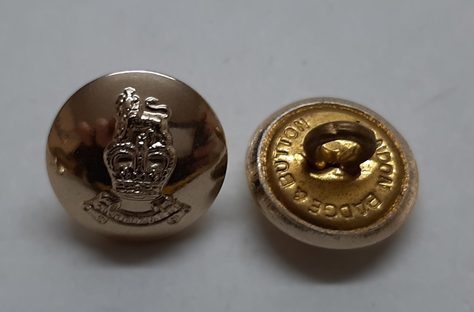 RAPC Small Buttons British Dress For Hats/Caps 22L NEW