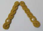 Major Shoulder Cords Ceremonial Wire Cord Shoulder Epaulettes & Rank Pips Badges