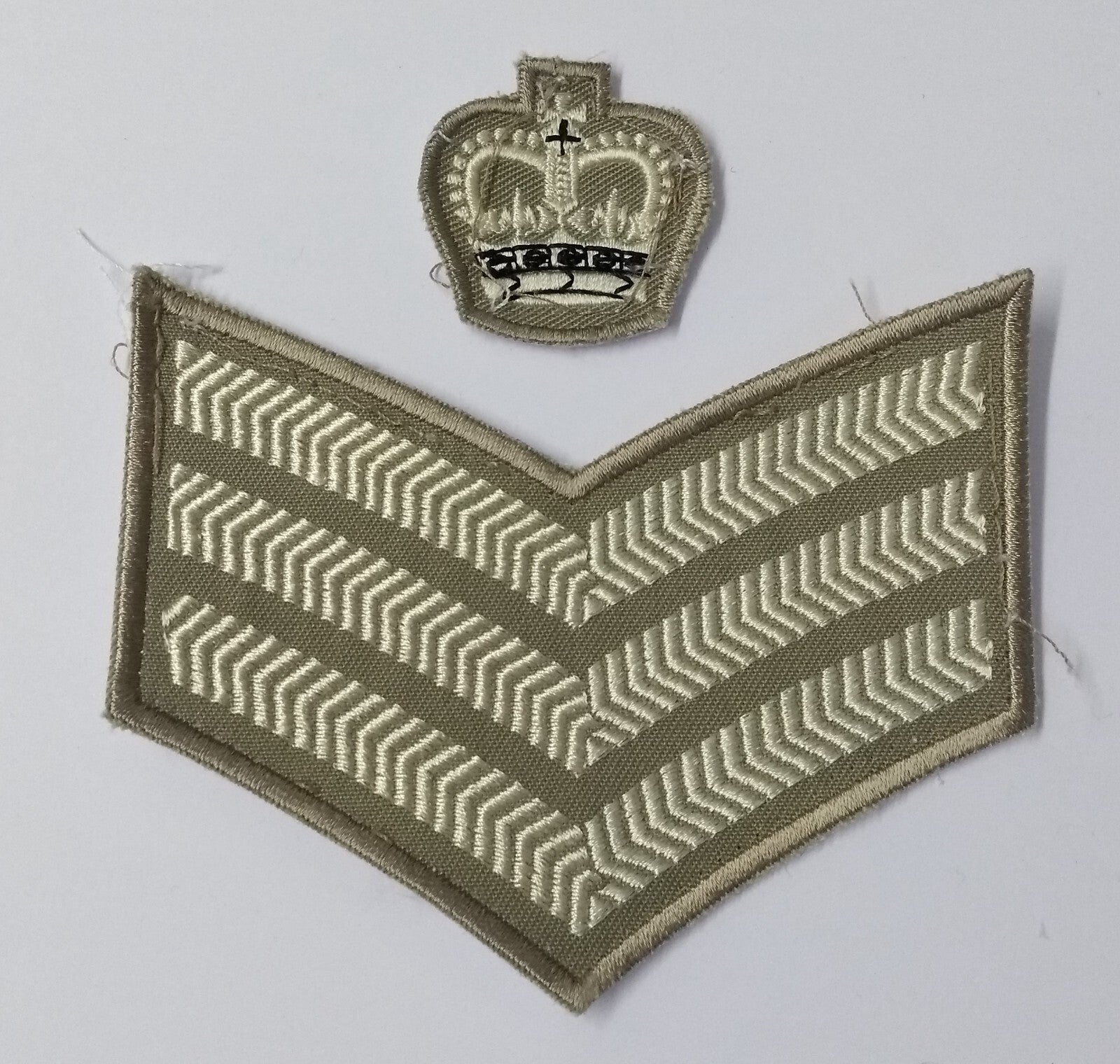 Staff Sergeants Chevrons & Crown Sand Fawn Shirt & No4 No6 Safari Jackets GD1