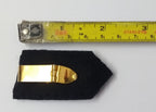 Oman Gorgets Collar Tabs With Silver Detail Chrome Officers Insignia Buttons