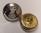 Intelligence Corps Buttons Mounted Insignia on Silver 30L