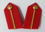 Gorgets Scarlet Red Melton & Gold Braid Detail Fancy Dress