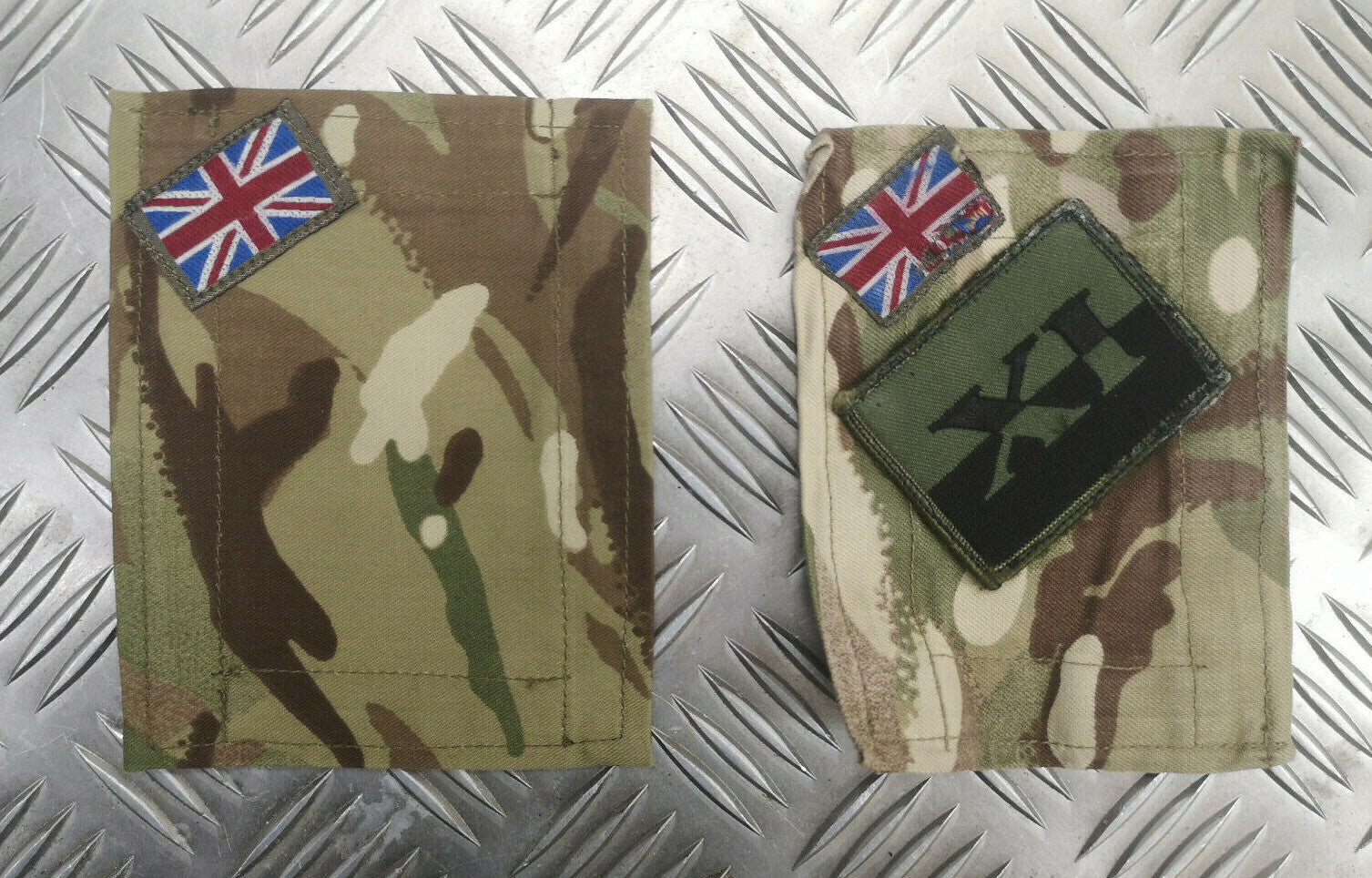 MTP Blanking Patches with 11th Signal Regiment TRF Patch / Badge Genuine British