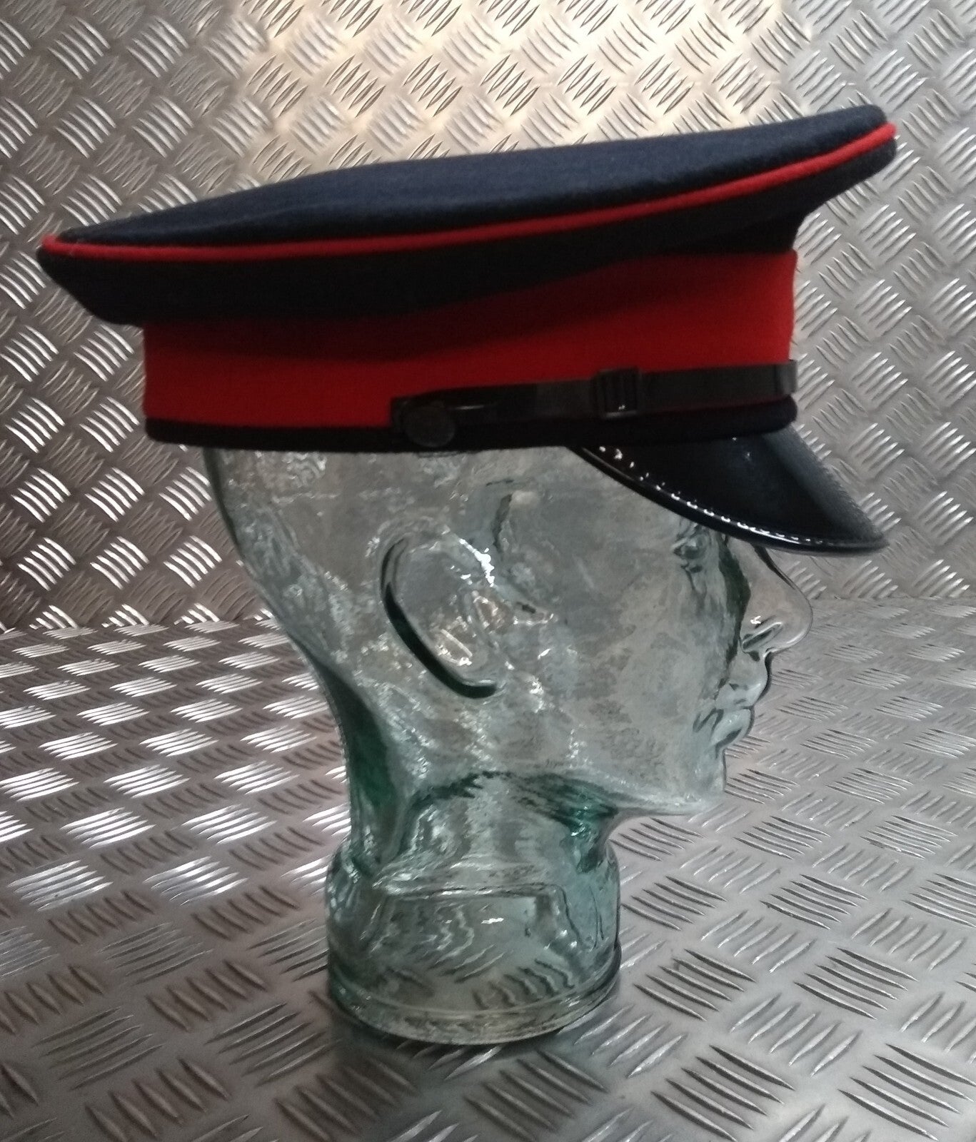 PWRR Dress Hat British Army Royals Uniform Peak Cap No1 With Chinstrap 57cm