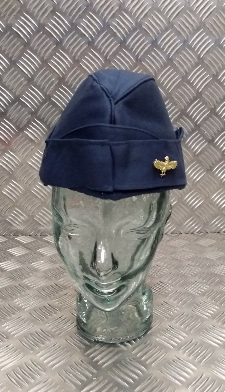 RAF Royal Air Force / Naval Style Flyers Side Cap Forage Cap With & Without Badge NEW
