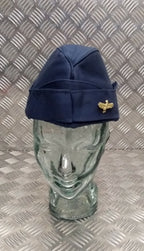 RAF Royal Air Force / Naval Style Flyers Side Cap Forage Cap With & Without Badge NEW