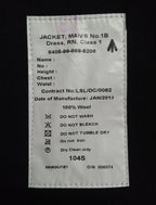 Royal Navy No1B RN Jacket Petty PO Class 1 Dress Blazer No Buttons Number 1B Size 104cm