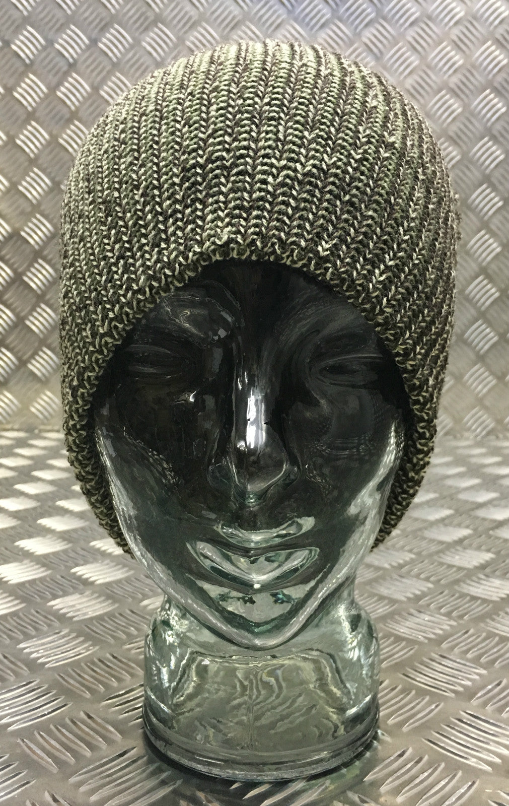 Beanie Hat / Watch Cap / Skull Cap. Green Camouflage - One size - BRAND NEW