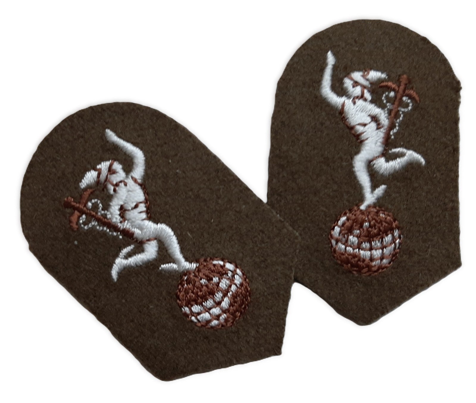 British Army Insignia Royal Corps of Signals SGT / S SGT Figure of Mercury Jimmy