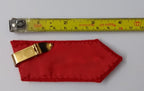 SNR Rank Gorgets Scarlet Red Melton & Maroon Braid Detail For Senior Officers