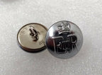Genuine British Made Issue E R Crown Silver Buttons 30L 19mm