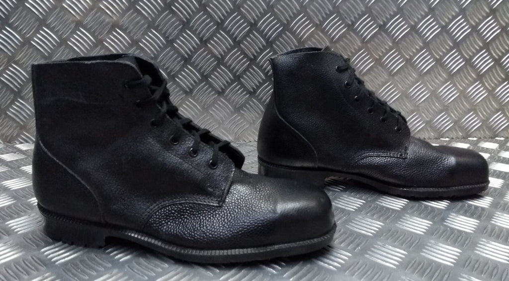 Ankle Boots Safety British Made 6 Eyelet Grain Style TUFF GB Britton