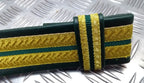 Dubai Belt Green With Gold Detailing Ceremonial Style Made in England