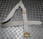 Welsh Buff Leather Colour Bearer Sling Issue With Buckle And Stay