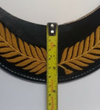 Genuine British Made Senior Officer Gold Wire Palm Leaf Dress Cap Peak