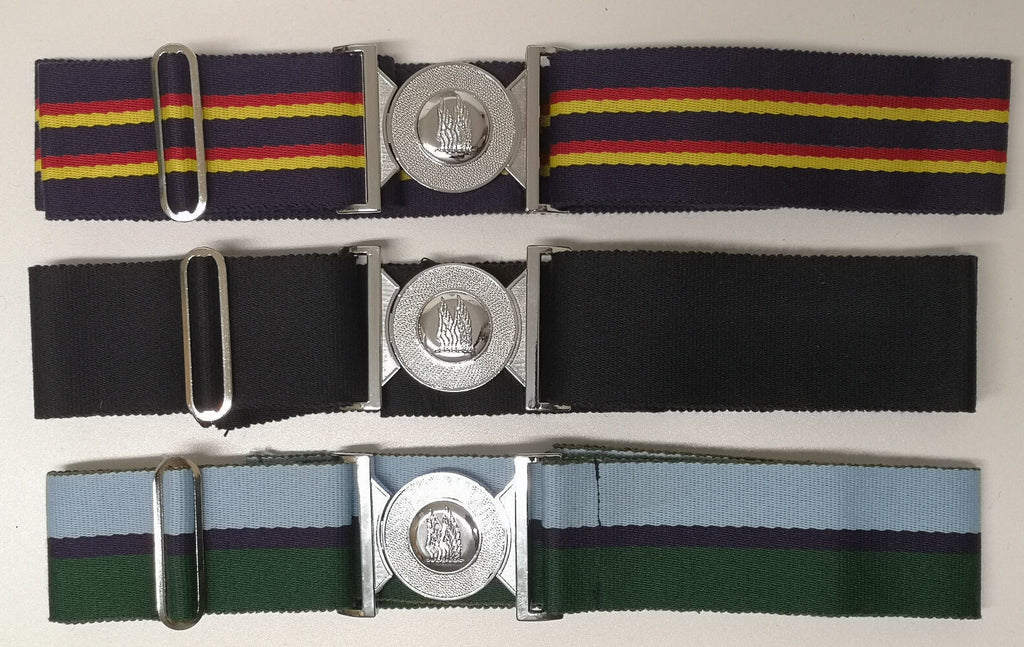 Army Stable Belts British 24 Air Mobile Brigade Buckle Various Regiments Max 52"