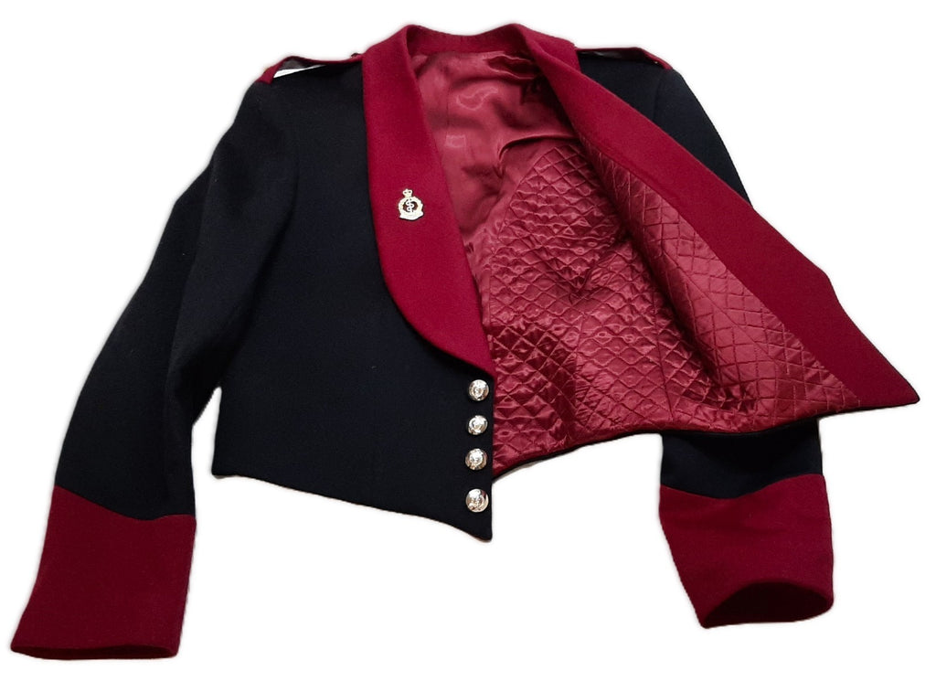 British Army RAMC Mess Dress Jacket Style with Maroon Lining