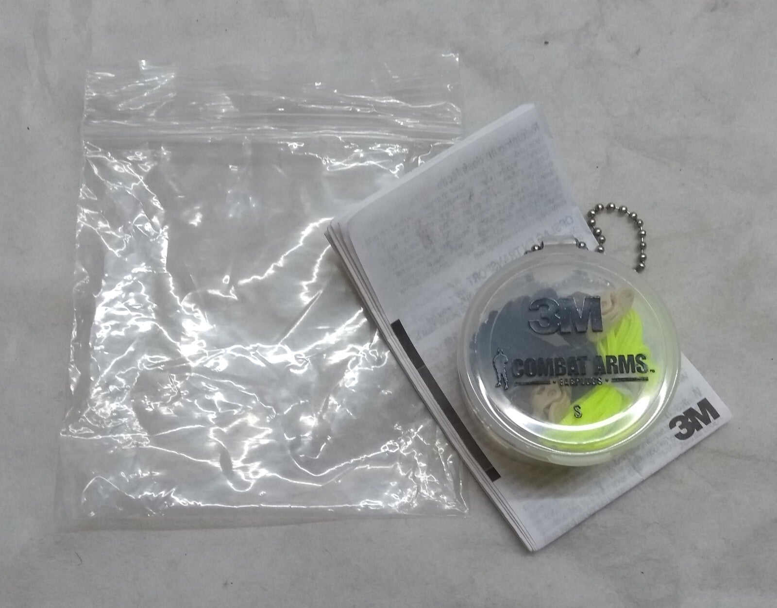 Genuine British Type Ear Plugs 3M Combat Arms In Storage Case SMALL NEW