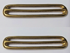Genuine British Metal Stable & Parade Belt Slider Adjusters x 2 NEW