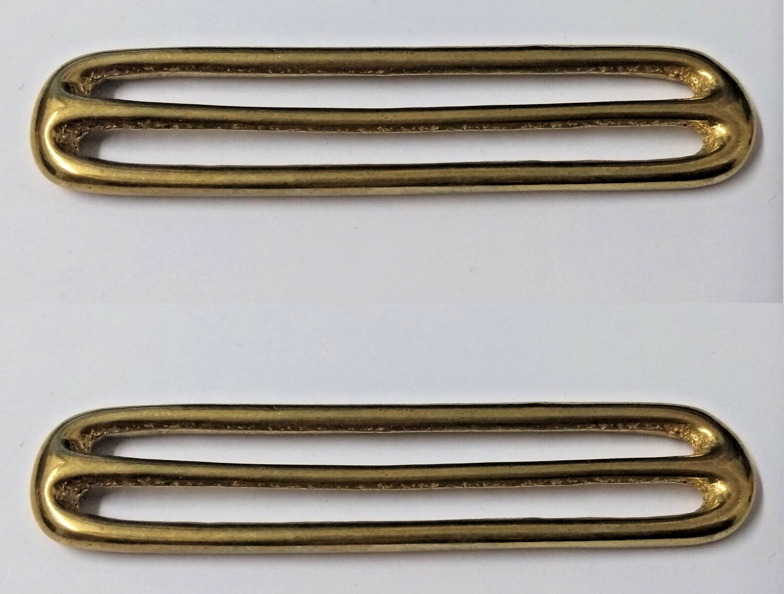 Genuine British Metal Stable & Parade Belt Slider Adjusters x 2 NEW