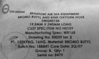 15pc Oxygen Hose Kit for ANTI - G Pilot / Fast Jet Trouser New old Stock