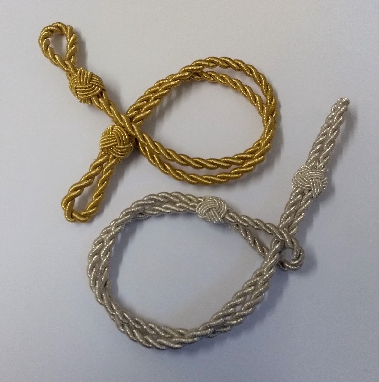 Hat Cord Gold & Silver Twisted Issue Ceremonial Officer's Dress Cap
