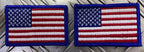 US / American USA Flag Shoulder Sew-on x 2- NEW