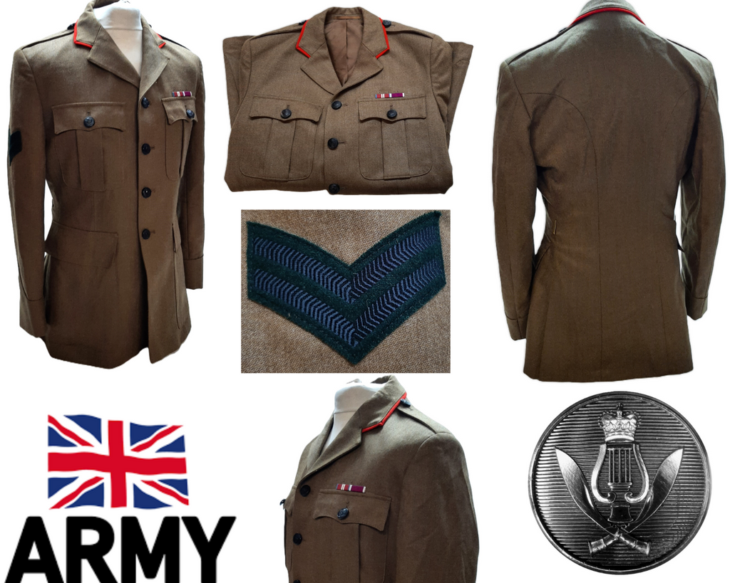 No2 FAD Jacket Band of the Brigade of Gurkhas Insignia Buttons 176/104cm
