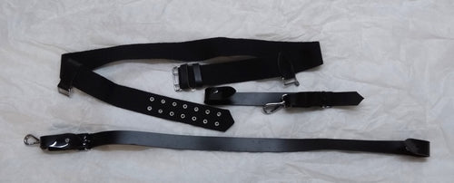 Belt The Rifles Reg Black Ceremonial Waist Belt With Kicking Straps