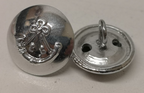 Light Infantry insignia Buttons Chrome / Silver 22L x2
