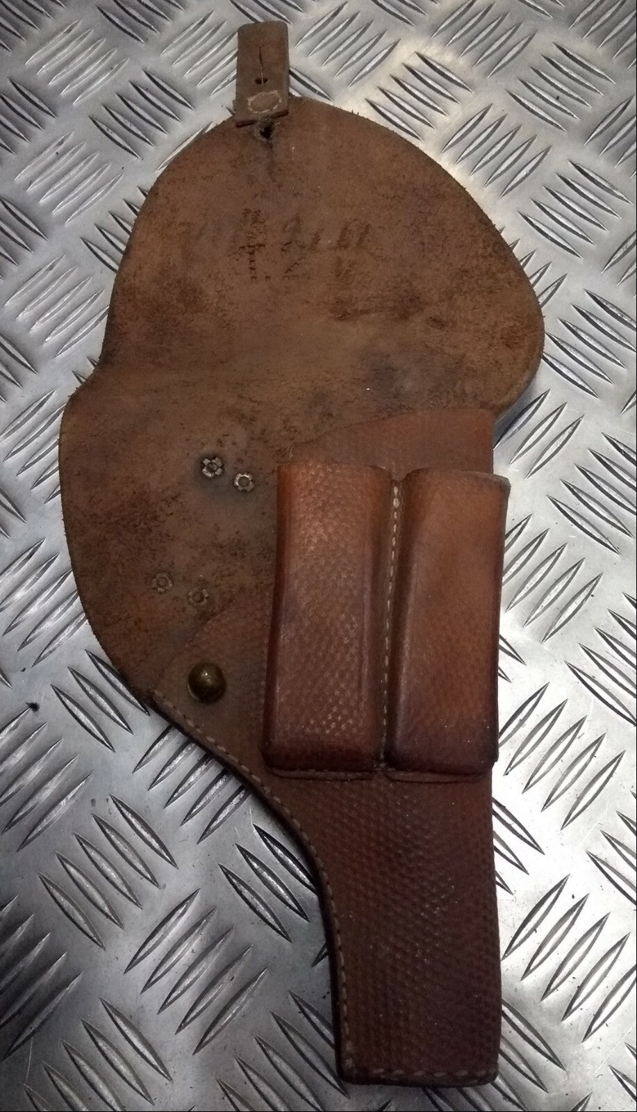 Vintage Army Issued World War 2 Pattern Browning Leather Pistol Holster