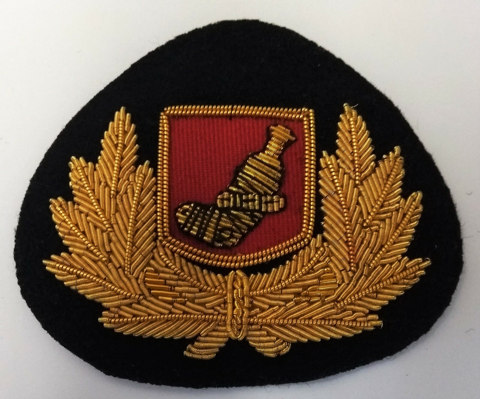 Genuine Oman Pilot Wire Braided Dress Cap Hat Badge With Oman Insignia