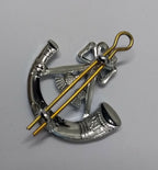 Genuine British Light Infantry Cap / Beret /Hat Split Pin Metal Badge LI - New