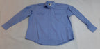 RAF Royal Air Force Airforce Blue Shirt Long Sleeve Kempton Manufactures Pre Production Sample 17"