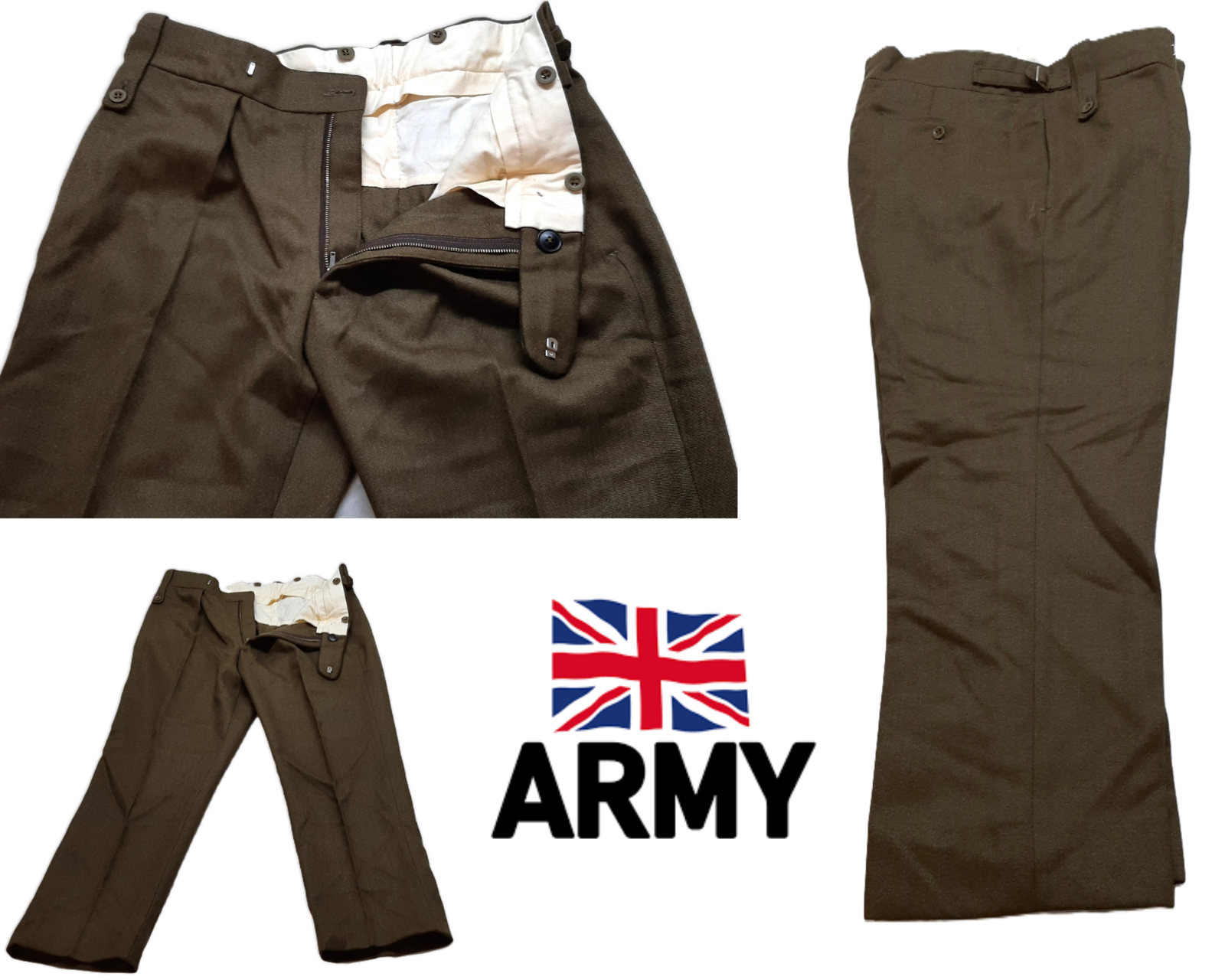 No2 Officer's Trousers British Army Old Pattern Number Two Uniform Dress W37"