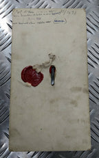 Genuine Vintage British Army Inspectorate of Stores Metal Badge Sample Card 1952
