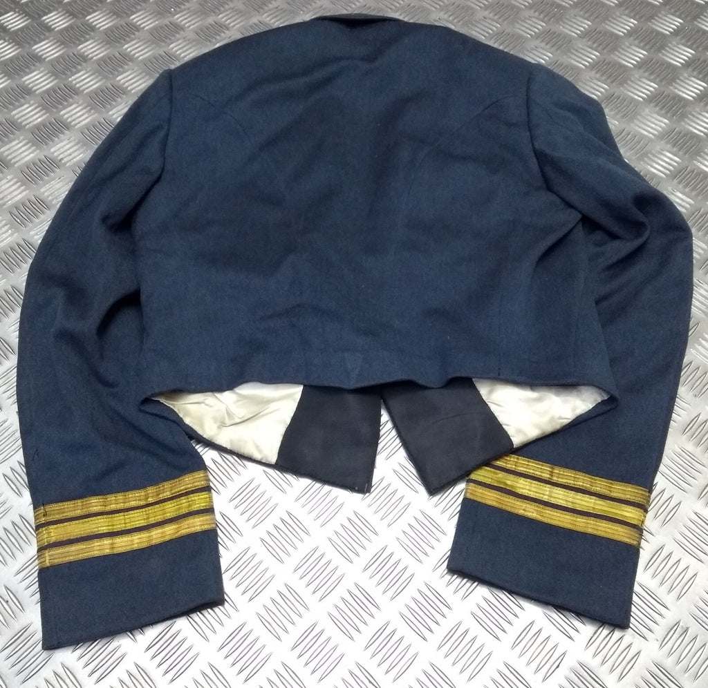 RAF Royal Air Force Vintage Mess Jacket OFC with Braided Cuffs Airforce Blue Grey Colour