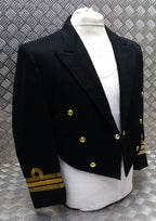 Vintage Mess Dress Royal Jacket Navy with Gold Cuff Curls 1967 Gieves London
